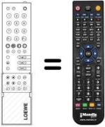 Replacement remote control Loewe CONTUR 763 SAT